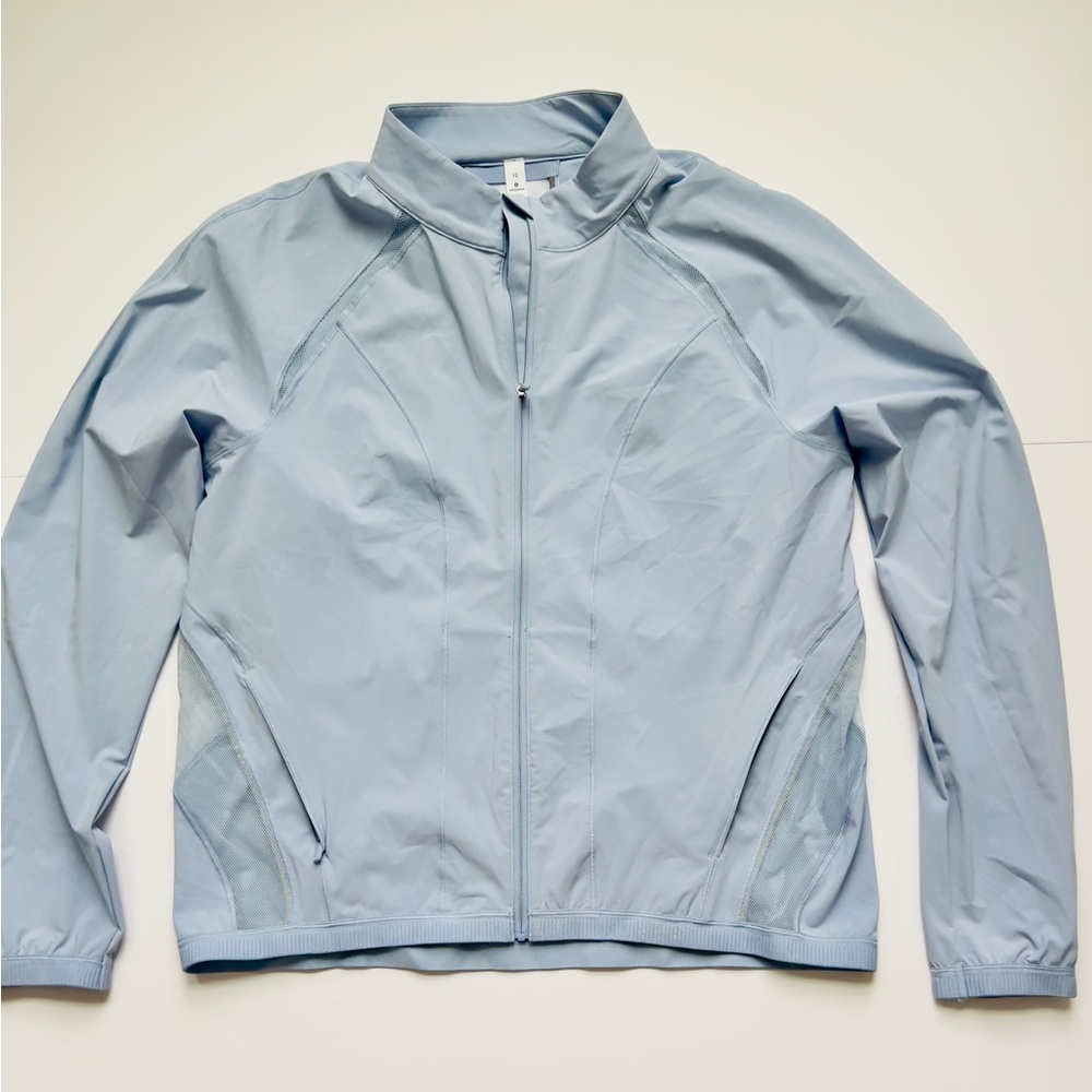 lululemon athletica Light Blue Full-Zip Jacket